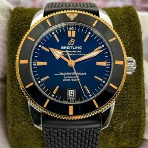 Breitling Superocean Heritage II Black/Gold 42mm – UB2010 FULL SET – MSRP $6500